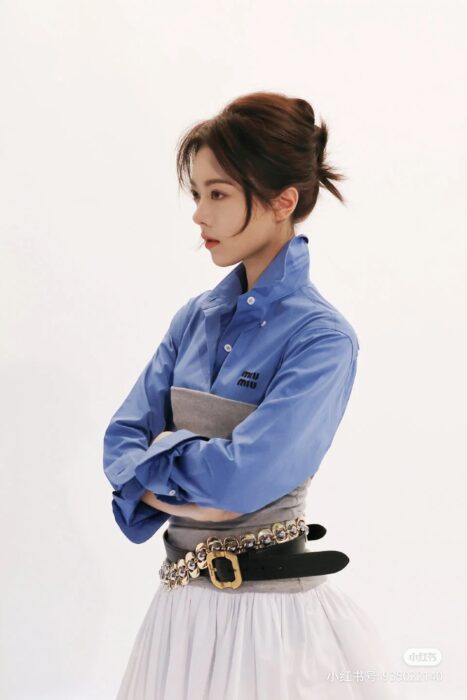 미우 미우 포플린 앤 저지 미니스커트 레플리카 미러급 SA급 S급 고퀄리티 하이엔드 최상급 의류 [여성] 10