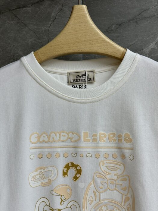 에르메스 프린트 긴팔 티셔츠 레플리카 미러급 SA급 S급 고퀄리티 하이엔드 최상급 의류 [여성] 3