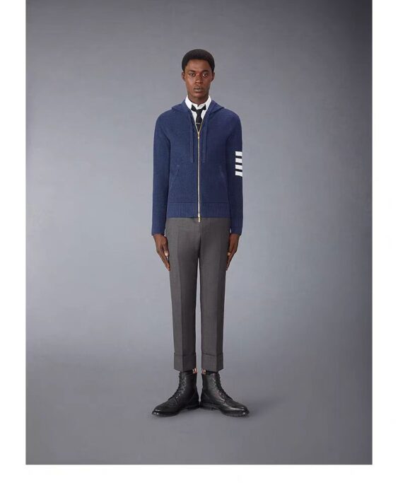 톰브라운 리넨 코튼 4-바 릴렉스 핏 집업 후디 레플리카 미러급 SA급 S급 고퀄리티 하이엔드 최상급 의류 [남성여성공용] 4