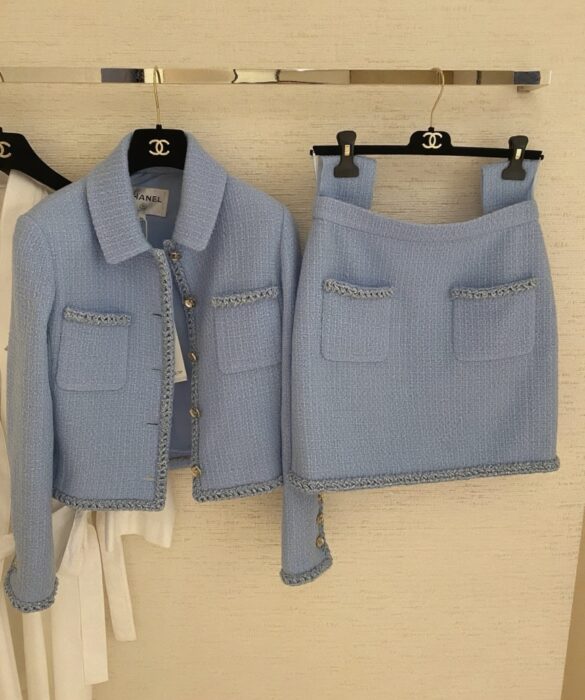샤넬 블루 자켓, 스커트 레플리카 미러급 SA급 S급 고퀄리티 하이엔드 최상급 의류 [여성] 9