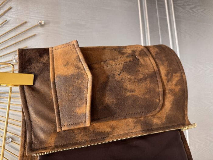 미우미우 왁스 스웨이드 가죽 자켓, 스커트 레플리카 미러급 SA급 S급 고퀄리티 하이엔드 최상급 의류 [여성] 14