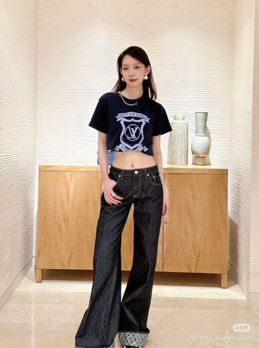 루이비통 커프 스트레이트 플레어 팬츠 레플리카 미러급 SA급 S급 고퀄리티 하이엔드 최상급 의류 [여성] 9