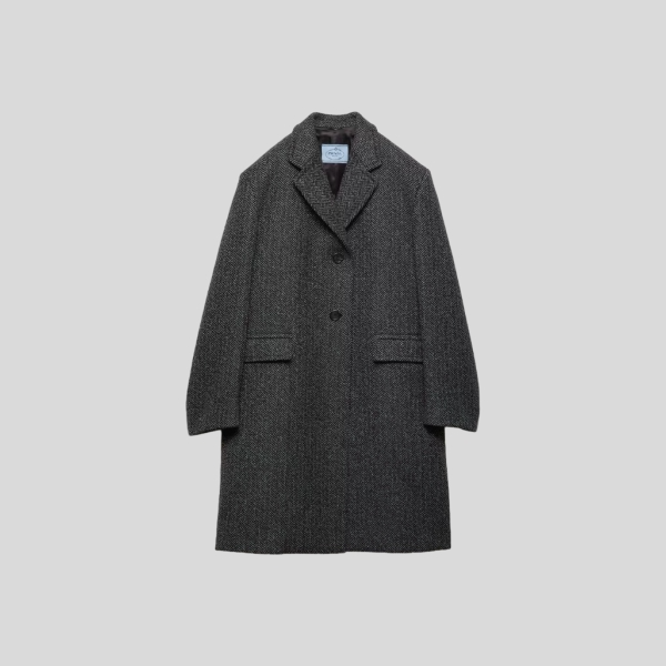 프라다 싱글브레스트 헤링본 울 자켓 레플리카 미러급 SA급 S급 고퀄리티 하이엔드 최상급 의류 [여성]