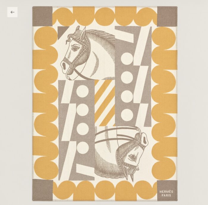 에르메스 양털 담요 Cheval Joker 옐로우 레플리카 미러급 SA급 S급 고퀄리티 최상급 하이엔드 [남성여성공용]