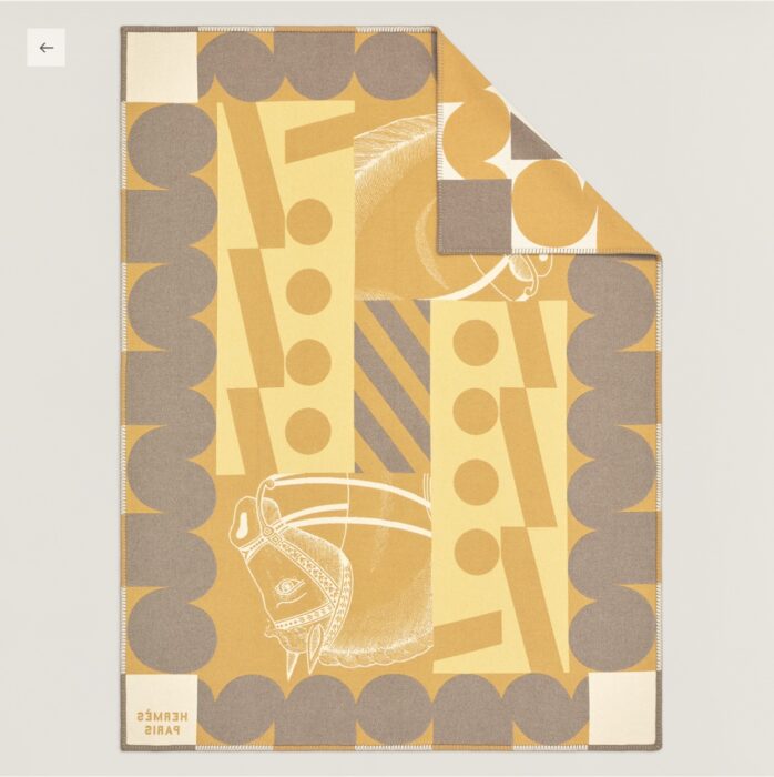 에르메스 양털 담요 Cheval Joker 옐로우 레플리카 미러급 SA급 S급 고퀄리티 최상급 하이엔드 [남성여성공용] 2