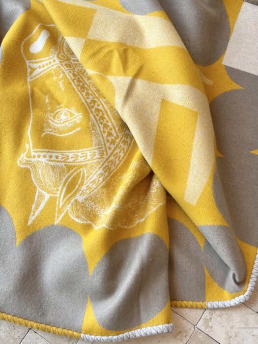 에르메스 양털 담요 Cheval Joker 옐로우 레플리카 미러급 SA급 S급 고퀄리티 최상급 하이엔드 [남성여성공용] 7