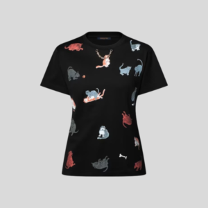 루이비통 고양이와 강아지 티셔츠 레플리카 미러급 SA급 S급 고퀄리티 하이엔드 최상급 의류 [여성]