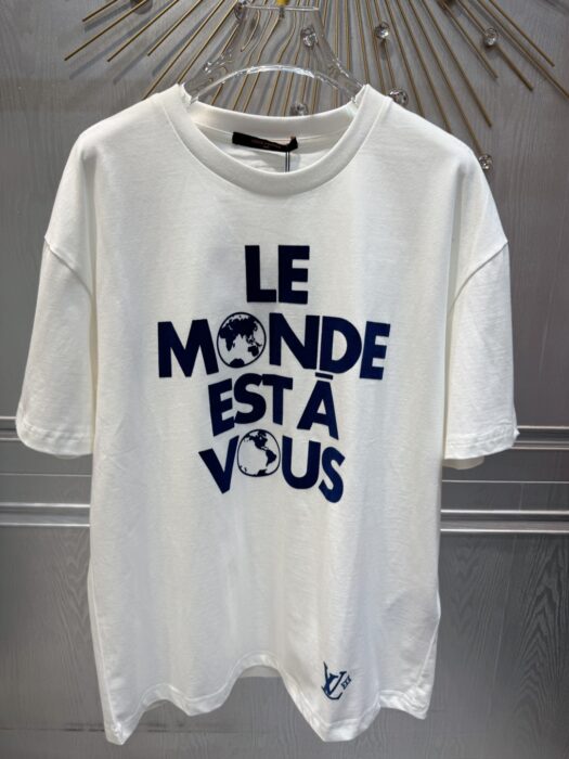 루이비통 플로킹 레더 반팔티 레플리카 미러급 SA급 S급 고퀄리티 하이엔드 최상급 의류 [남성여성공용] 2