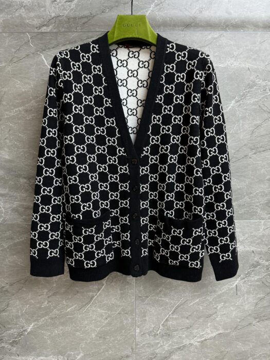 구찌 리버서블 GG 울 자카드 가디건 레플리카 미러급 SA급 S급 고퀄리티 하이엔드 최상급 의류 [여성] 8