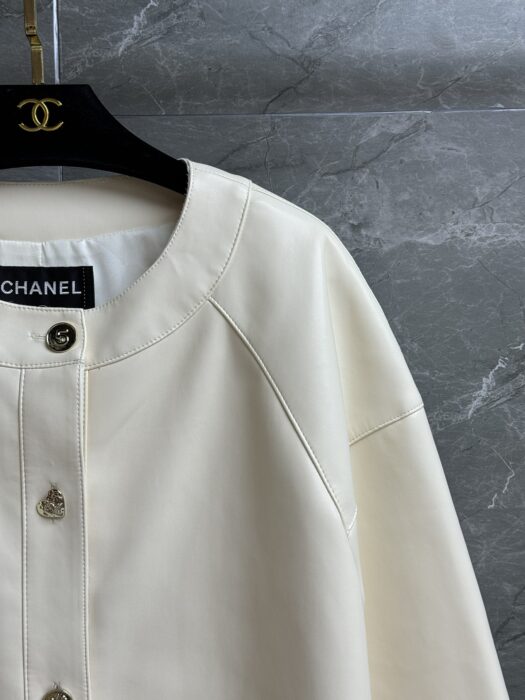 샤넬 베이지 가죽 자켓, 팬츠 레플리카 미러급 SA급 S급 고퀄리티 하이엔드 최상급 의류 [여성] 10