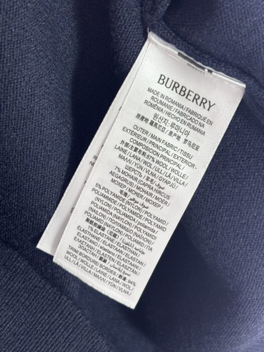버버리 승마 자수 단색 긴팔티 카라티 폴로티 네이비 레플리카 미러급 SA급 S급 고퀄리티 하이엔드 최상급 의류 [남성] 13