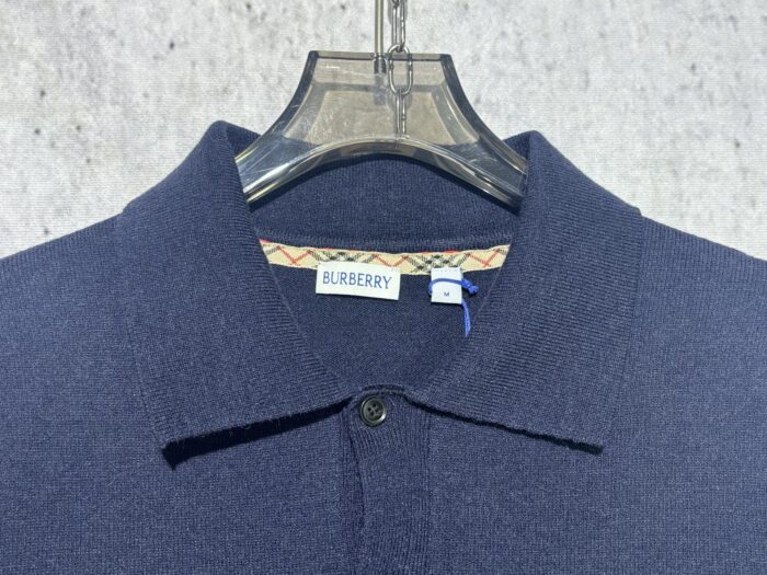 버버리 승마 자수 단색 긴팔티 카라티 폴로티 네이비 레플리카 미러급 SA급 S급 고퀄리티 하이엔드 최상급 의류 [남성] 7