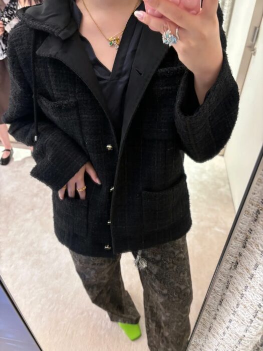 샤넬 후드 우븐 자켓 레플리카 미러급 SA급 S급 고퀄리티 하이엔드 최상급 의류 [여성] 16