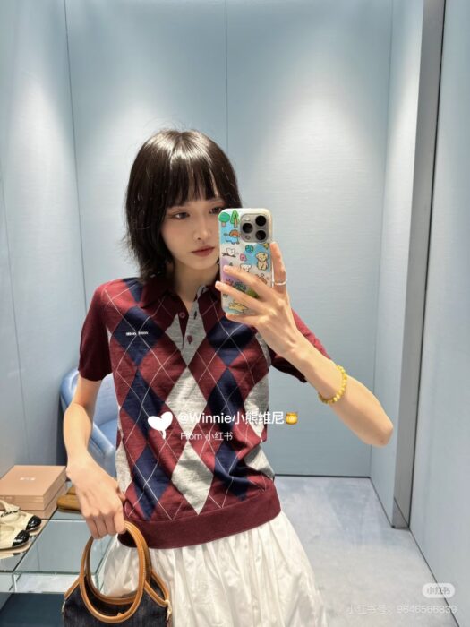 미우미우 울 폴로 셔츠 레플리카 미러급 SA급 S급 고퀄리티 하이엔드 최상급 의류 [여성] 12