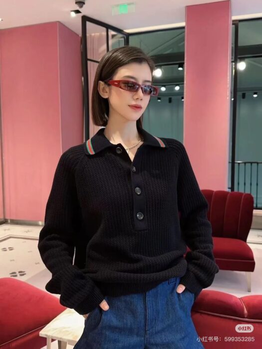 구찌 리본 니트 레플리카 미러급 SA급 S급 고퀄리티 하이엔드 최상급 의류 [남성여성공용] 2