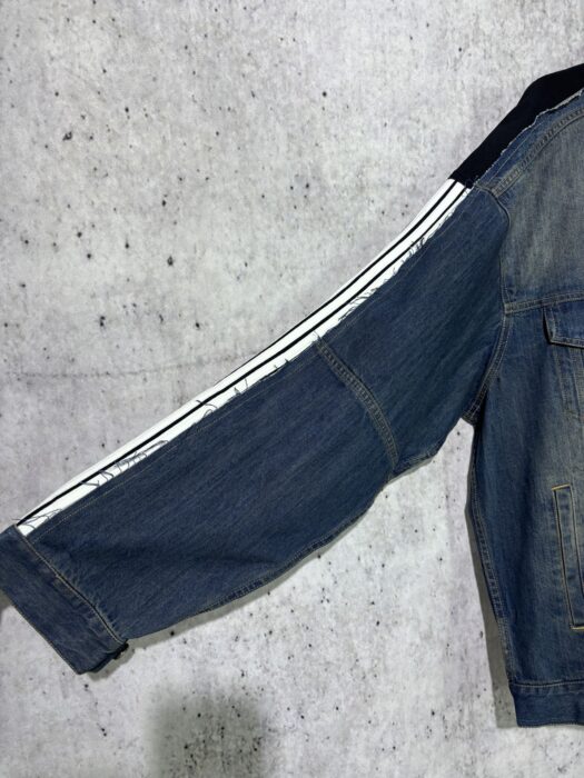 발렌시아가 소매 흰색 줄 이음 배색 데님 자켓 레플리카 미러급 SA급 S급 고퀄리티 하이엔드 최상급 의류 [남성] 12