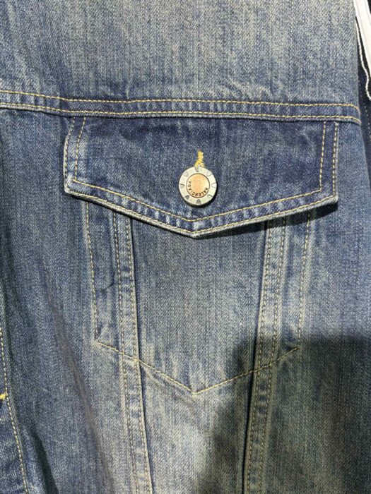 발렌시아가 소매 흰색 줄 이음 배색 데님 자켓 레플리카 미러급 SA급 S급 고퀄리티 하이엔드 최상급 의류 [남성] 13