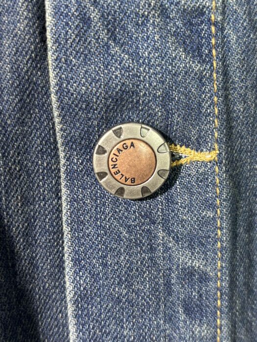 발렌시아가 소매 흰색 줄 이음 배색 데님 자켓 레플리카 미러급 SA급 S급 고퀄리티 하이엔드 최상급 의류 [남성] 16