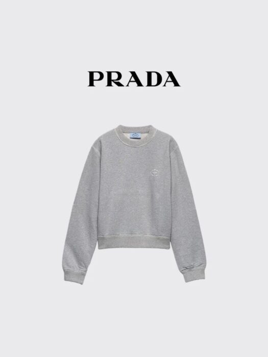 프라다 코튼 크루넥 스웨터, 조거 팬츠 레플리카 미러급 SA급 S급 고퀄리티 하이엔드 최상급 의류 [여성] 24