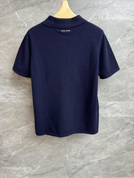 미우미우 캐시미어 폴로 셔츠 레플리카 미러급 SA급 S급 고퀄리티 하이엔드 최상급 의류 [여성] 7