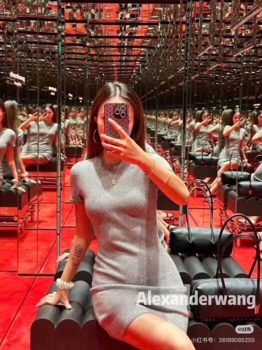 알렉산더왕 블랙 울 블렌드 핫픽스 드레스 레플리카 미러급 SA급 S급 고퀄리티 하이엔드 최상급 의류 [여성] 3