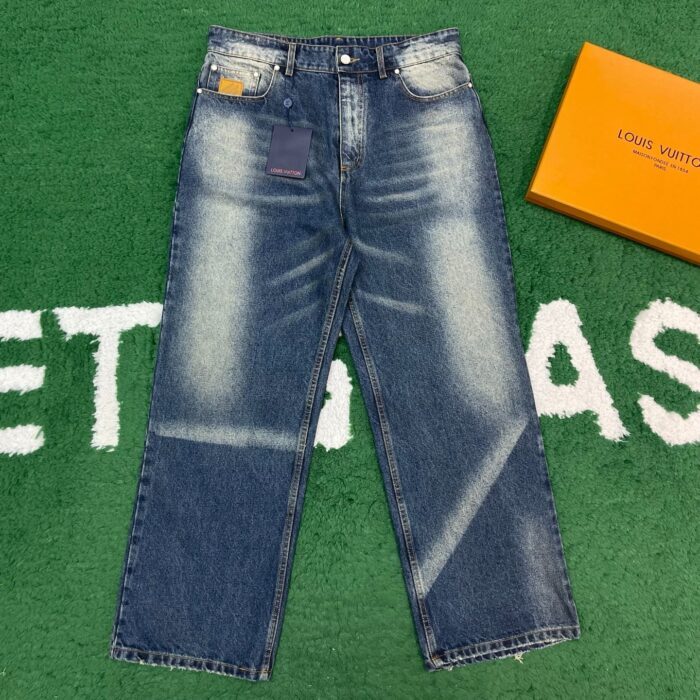 루이비통 선페이디드 이펙트 데님 팬츠 레플리카 미러급 SA급 S급 고퀄리티 하이엔드 최상급 의류 [남성여성공용] 9