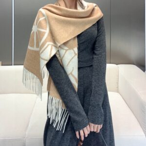 에르메스 말 자카드 양털 다크 베이지 스카프 레플리카 미러급 SA급 S급 고퀄리티 최상급 하이엔드 머플러 목도리 [남성여성공용]