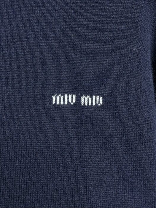 미우미우 캐시미어 및 가죽 지퍼 스웨터 레플리카 미러급 SA급 S급 고퀄리티 하이엔드 최상급 의류 [여성] 8