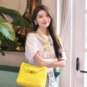 보테가베네타 스몰 안디아모 743568 옐로우 핸드백 토트백 레플리카 미러급 SA급 S급 고퀄리티 최상급 하이엔드 가방 [여성]