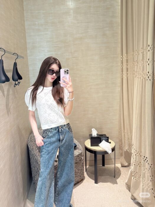 샤넬 포켓 플라워 진 레플리카 미러급 SA급 S급 고퀄리티 하이엔드 최상급 의류 [여성] 6