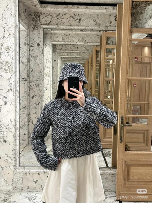 몽클레르 Dauphin 트위드 쇼트 다운 자켓 레플리카 미러급 SA급 S급 고퀄리티 하이엔드 최상급 의류 [여성] 3