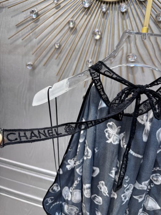 샤넬 프린트 실크 새틴 드레스 레플리카 미러급 SA급 S급 고퀄리티 하이엔드 최상급 의류 [여성] 6