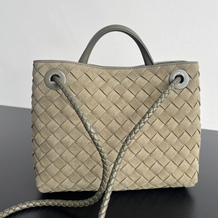 보테가베네타 스몰 안디아모 743568 올리브 스웨이드 핸드백 토트백 레플리카 미러급 SA급 S급 고퀄리티 최상급 하이엔드 가방 [여성] 4