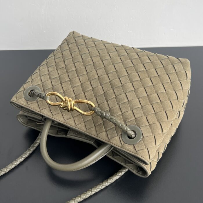 보테가베네타 스몰 안디아모 743568 올리브 스웨이드 핸드백 토트백 레플리카 미러급 SA급 S급 고퀄리티 최상급 하이엔드 가방 [여성] 7