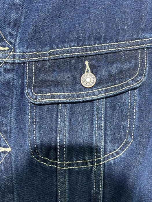 셀린느 뒷면 모노그램 루즈핏 데님 자켓 블루 레플리카 미러급 SA급 S급 고퀄리티 하이엔드 최상급 의류 [남성여성공용] 13