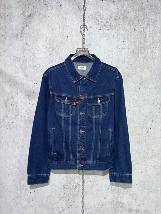 셀린느 뒷면 모노그램 루즈핏 데님 자켓 블루 레플리카 미러급 SA급 S급 고퀄리티 하이엔드 최상급 의류 [남성여성공용] 4