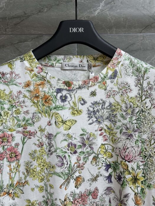 디올 플로럴 프린트 티셔츠 레플리카 미러급 SA급 S급 고퀄리티 하이엔드 최상급 의류 [여성] 3
