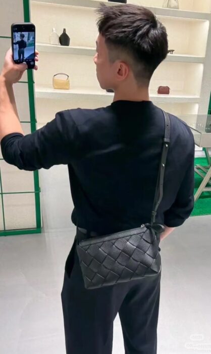 보테가베네타 디아고 지퍼 메신저 백 837112 블랙 크로스백 레플리카 미러급 SA급 S급 고퀄리티 최상급 하이엔드 가방 [남성여성공용]