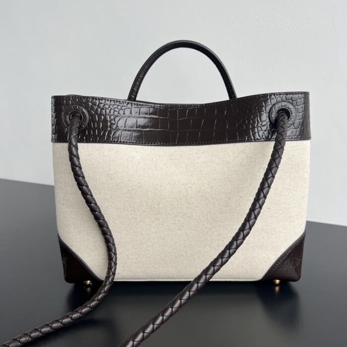 보테가베네타 안디아모 토트백 743572 미디엄 악어무늬 브라운 핸드백 토트백 레플리카 미러급 SA급 S급 고퀄리티 최상급 하이엔드 가방 [여성] 2