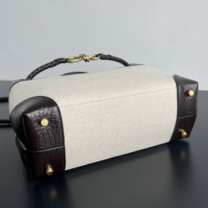 보테가베네타 안디아모 토트백 743572 미디엄 악어무늬 브라운 핸드백 토트백 레플리카 미러급 SA급 S급 고퀄리티 최상급 하이엔드 가방 [여성] 6