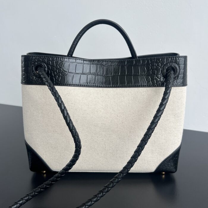 보테가베네타 안디아모 토트백 743572 미디엄 악어무늬 블랙 핸드백 토트백 레플리카 미러급 SA급 S급 고퀄리티 최상급 하이엔드 가방 [여성] 3