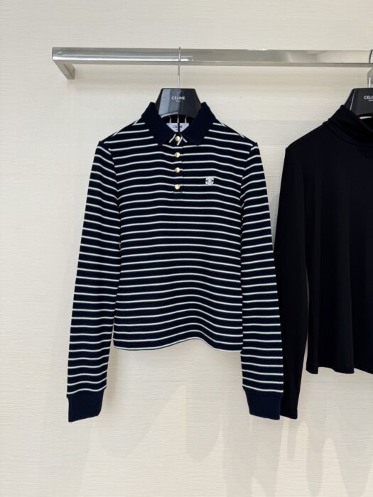 셀린느 스트라이프 폴로 셔츠 레플리카 미러급 SA급 S급 고퀄리티 하이엔드 최상급 의류 [여성] 8