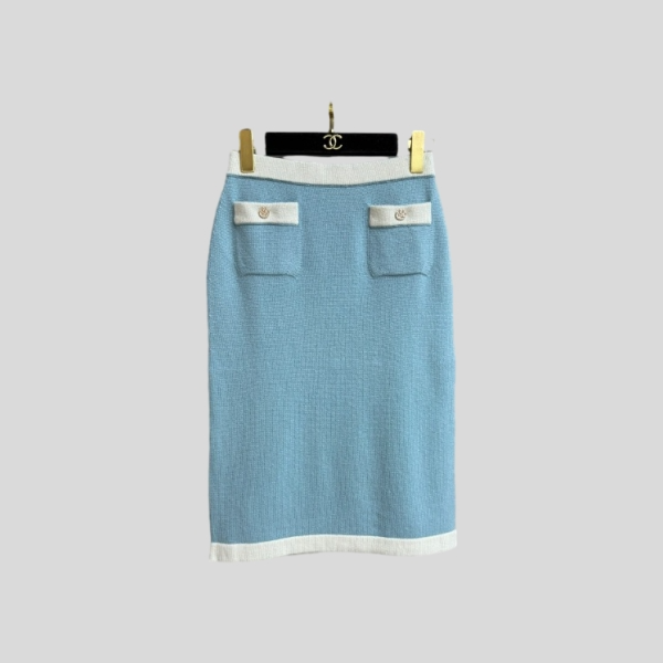 샤넬 컬러블록 스커트 레플리카 미러급 SA급 S급 고퀄리티 하이엔드 최상급 의류 [여성]