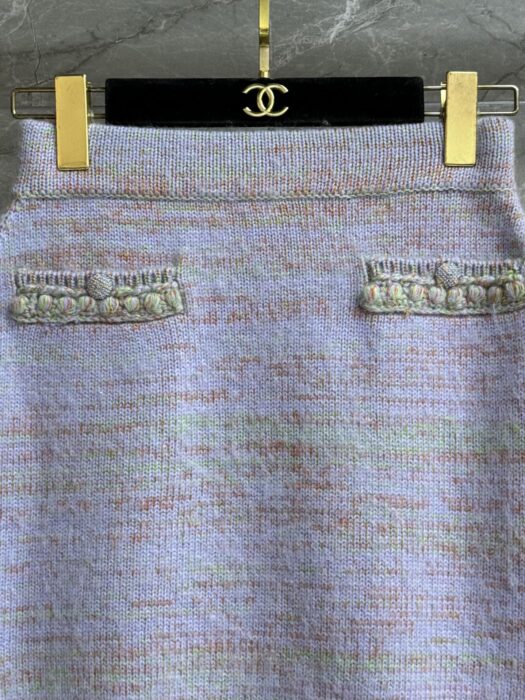 샤넬 퍼플 플러시 스커트 레플리카 미러급 SA급 S급 고퀄리티 하이엔드 최상급 의류 [여성] 4