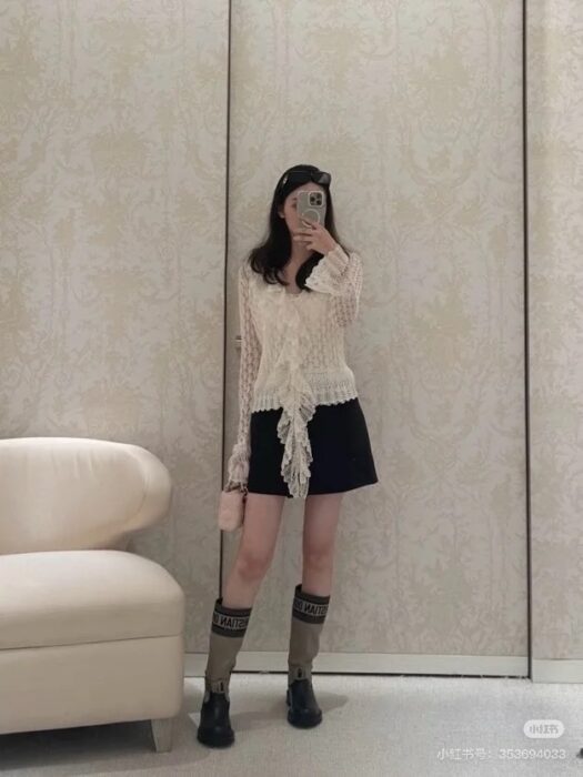 디올 레이스 니트 스웨터 레플리카 미러급 SA급 S급 고퀄리티 하이엔드 최상급 의류 [여성] 5