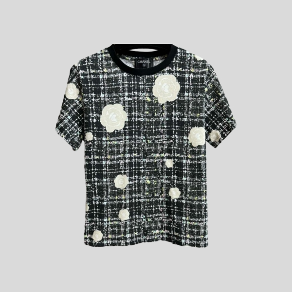 샤넬 플래드 티셔츠 레플리카 미러급 SA급 S급 고퀄리티 하이엔드 최상급 의류 [여성]