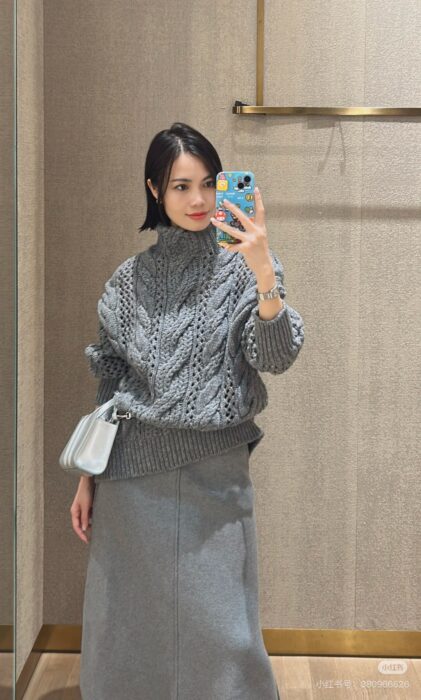 막스마라 오버사이즈 케이블 니트 스웨터 레플리카 미러급 SA급 S급 고퀄리티 하이엔드 최상급 의류 [여성] 2