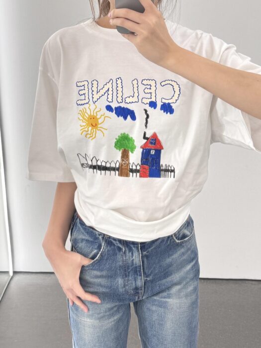 셀린느 티셔츠 레플리카 미러급 SA급 S급 고퀄리티 하이엔드 최상급 의류 [남성여성공용] 3