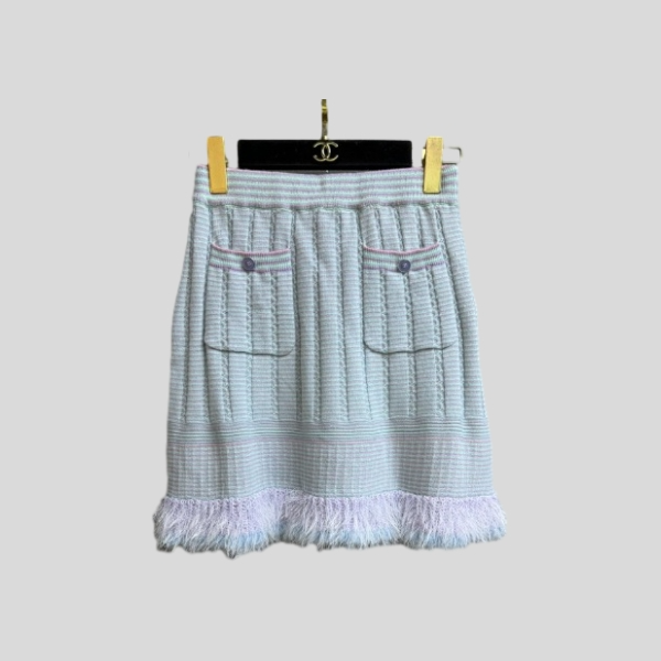 샤넬 블루 태슬 스커트 레플리카 미러급 SA급 S급 고퀄리티 하이엔드 최상급 의류 [여성]