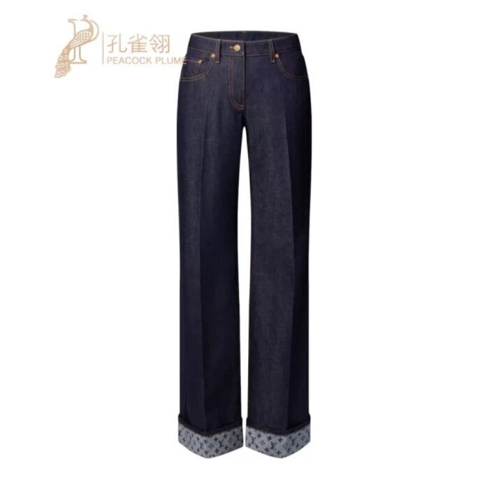 루이비통 커프 스트레이트 플레어 팬츠 레플리카 미러급 SA급 S급 고퀄리티 하이엔드 최상급 의류 [여성] 15